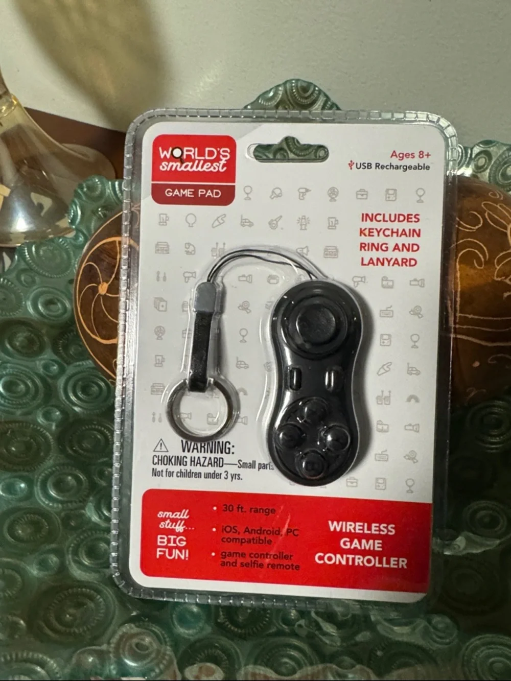 ***2/$15*** Black Wireless Game Controller Keychain